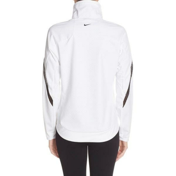 Nike Women’s White Half Zip Pullover Jacket Sweater Small - Picture 3 of 10
